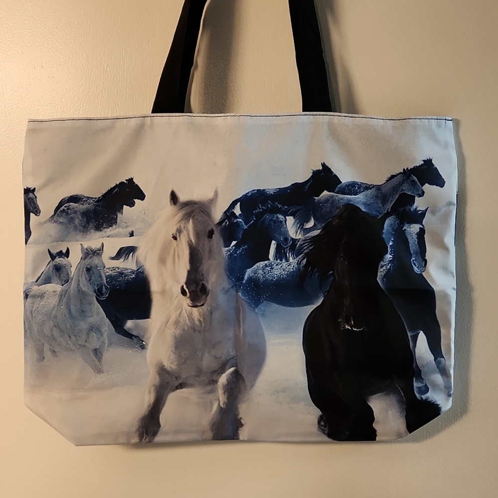 NEW- Tote Bag, Shoulder Bag- Horses